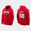 HighQuality Miami Marlins #68 Lewin Diaz Men's Nike 2021 City Connect Therma Hoodie Red