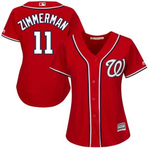 HighQuality Nationals #11 Ryan Zimmerman Red Alternate Women's Stitched MLB Jersey Act fast Only a few left Secure yours today