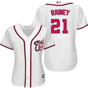 HighQuality Nationals #21 Tanner Rainey White Home Women's Stitched MLB Jersey Sports enthusiasts seize this opportunity Order now to feel the game excitement