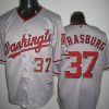 HighQuality Nationals #37 Stephen Strasburg Stitched Grey MLB Jersey