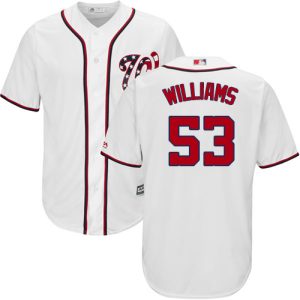 HighQuality Nationals #53 Austen Williams White New Cool Base Stitched Youth MLB Jersey With high demand Don't miss out Order now to wear your team colors