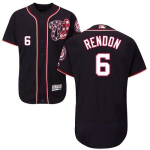 HighQuality Nationals #6 Anthony Rendon Navy Blue Flexbase Authentic Collection Stitched MLB Jersey