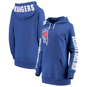 HighQuality New York Rangers G III 4Her by Carl Banks Women's 12th Inning Pullover Hoodie Blue