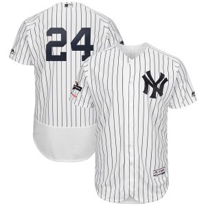HighQuality New York Yankees #24 Gary Sanchez Majestic 2019 Postseason Authentic Flex Base Player Jersey White Navy