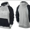 HighQuality New York Yankees Pullover Hoodie Dark Grey & Black