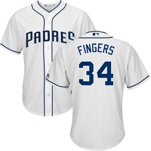 HighQuality Padres #34 Rollie Fingers White Cool Base Stitched Youth MLB Jersey Hurry Exclusive offer Place your order immediately for a great jersey