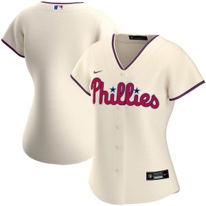 HighQuality Philadelphia Phillies Nike Women's Alternate 2020 MLB Team Jersey Cream Act fast Only a few left Secure yours today