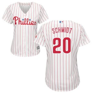 HighQuality Phillies #20 Mike Schmidt White(Red Strip) Home Women's Stitched MLB Jersey Be among the first buyers Order now to enjoy top notch quality