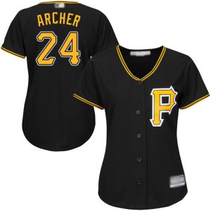 HighQuality Pirates #24 Chris Archer Black Alternate Women's Stitched MLB Jersey Hurry Exclusive offer Place your order immediately for a great jersey
