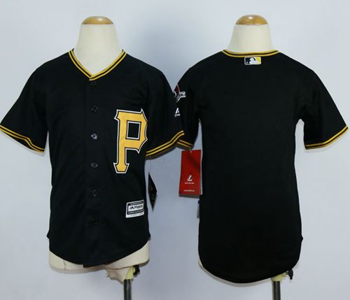 HighQuality Pirates Blank Black Cool Base Stitched Youth MLB Jersey Be among the first buyers Order now to enjoy top notch quality