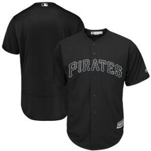 HighQuality Pittsburgh Pirates Blank Majestic 2019 Players' Weekend Cool Base Team Jersey Black