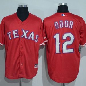 HighQuality Rangers #12 Rougned Odor Red New Cool Base Stitched MLB Jersey