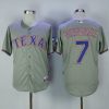 HighQuality Rangers #7 Ivan Rodriguez Grey Cool Base Stitched MLB Jersey
