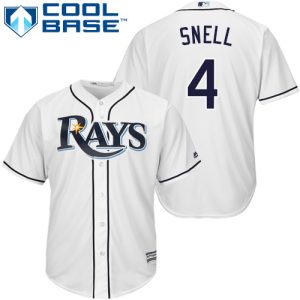 HighQuality Rays #4 Blake Snell White Cool Base Stitched Youth MLB Jersey Hurry Exclusive offer Place your order immediately for a great jersey