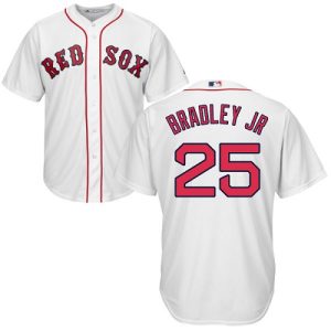 HighQuality Red Sox #25 Jackie Bradley Jr White Cool Base Stitched Youth MLB Jersey Act fast Only a few left Secure yours today