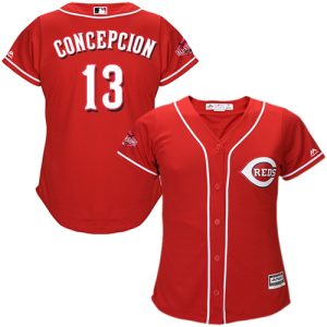 HighQuality Reds #13 Dave Concepcion Red Alternate Women's Stitched MLB Jersey With high demand Don't miss out Order now to wear your team colors