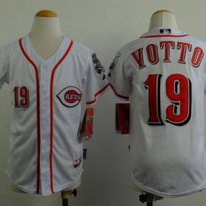 HighQuality Reds #19 Joey Votto White Cool Base Stitched Youth MLB Jersey Hurry Exclusive offer Place your order immediately for a great jersey