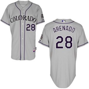 HighQuality Rockies #28 Nolan Arenado Grey Cool Base Stitched Youth MLB Jersey Collectors this is a must have Add it to your collection by ordering