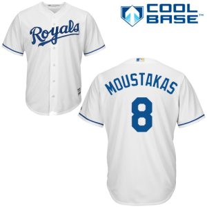 HighQuality Royals #8 Mike Moustakas White Cool Base Stitched Youth MLB Jersey With high demand Don't miss out Order now to wear your team colors