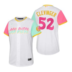 HighQuality San Diego Padres #52 Mike Clevinger 2022 City Connect Youth Nike Games Jersey   White Be among the first buyers Order now to enjoy top notch quality
