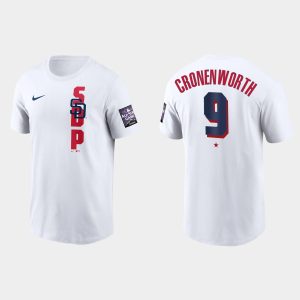 HighQuality San Diego Padres #9 Jake Cronenworth Men's 2021 MLB All Star Game Wordmark White T Shirt Collectors this is a must have Add it to your collection by ordering