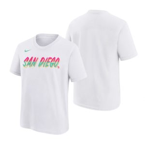 HighQuality San Diego Padres Blank 2022 City Connect Youth MLB T Shirt   White Sports fans this is your chance Order soon to be part of the action
