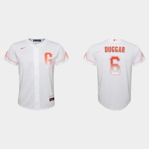 HighQuality San Francisco Giants #6 Steven Duggar Youth 2021 City Connect White Jersey With high demand Don't miss out Order now to wear your team colors
