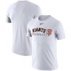 HighQuality San Francisco Giants Nike Team Logo Practice T Shirt White