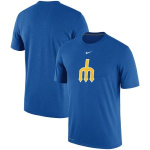 HighQuality Seattle Mariners Nike Batting Practice Logo Legend Performance T Shirt Royal