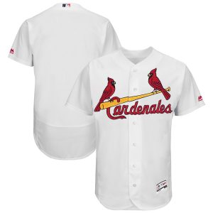 HighQuality St. Louis Cardinals Majestic 2019 Hispanic Heritage Flex Base Authentic Team Jersey White