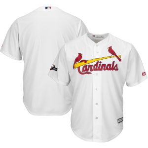 HighQuality St. Louis Cardinals Majestic 2019 Postseason Official Cool Base Player Jersey White