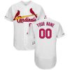 HighQuality St. Louis Cardinals Majestic Home Flex Base Authentic Collection Custom Jersey White