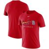 HighQuality St. Louis Cardinals Nike MLB Team Logo Practice T Shirt Red