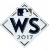 HighQuality Stitched 2017 MLB World Series Emboss Tech Jersey Patch