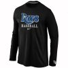 HighQuality Tampa Bay Rays Long Sleeve MLB T Shirt Black