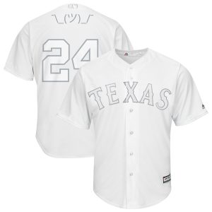 HighQuality Texas Rangers #24 Hunter Pence Majestic 2019 Players' Weekend Cool Base Player Jersey White