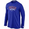HighQuality Texas Rangers Long Sleeve MLB T Shirt Blue