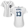 HighQuality Tigers #13 Omar Vizquel White Home Women's Stitched MLB Jersey Collectors this is a must have Add it to your collection by ordering