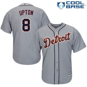 HighQuality Tigers #8 Justin Upton Grey Cool Base Stitched Youth MLB Jersey Retailers boost your inventory Order now to meet customer demand
