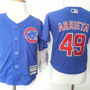HighQuality Toddler Cubs #49 Jake Arrieta Blue Cool Base Stitched MLB Jersey Be among the first buyers Order now to enjoy top notch quality