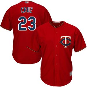 HighQuality Twins #23 Nelson Cruz Red Cool Base Stitched Youth MLB Jersey Hurry Exclusive offer Place your order immediately for a great jersey