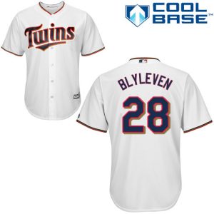 HighQuality Twins #28 Bert Blyleven White Cool Base Stitched Youth MLB Jersey Act fast Only a few left Secure yours today