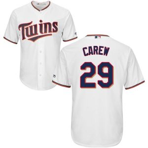 HighQuality Twins #29 Rod Carew White Cool Base Stitched Youth MLB Jersey Hurry Exclusive offer Place your order immediately for a great jersey