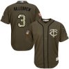 HighQuality Twins #3 Harmon Killebrew Green Salute to Service Stitched Youth MLB Jersey Limited stock Order now to show your love for your team