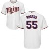 HighQuality Twins #55 Taylor Rogers White Cool Base Stitched Youth MLB Jersey Act fast Only a few left Secure yours today