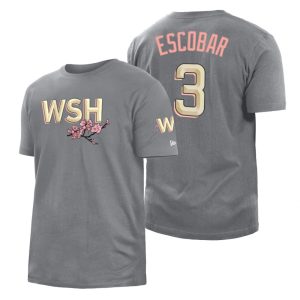 HighQuality Washington Nationals #3 Alcides Escobar Men's Nike Gray Big Tall 2022 City Connect New T Shirt Retailers boost your inventory Order now to meet customer demand