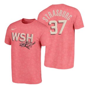 HighQuality Washington Nationals #37 Stephen Strasburg Men's Nike Pink 2020 City Connect T Shirt Be among the first buyers Order now to enjoy top notch quality