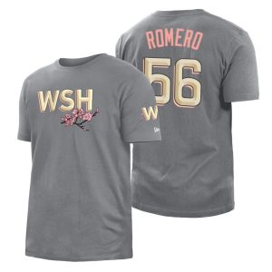 HighQuality Washington Nationals #56 Seth Romero Men's Nike Gray Big Tall 2022 City Connect New T Shirt Act fast Only a few left Secure yours today
