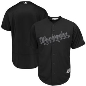 HighQuality Washington Nationals Blank Majestic 2019 Players' Weekend Cool Base Team Jersey Black