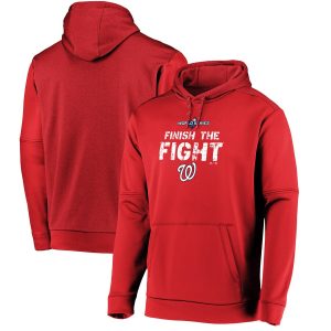 HighQuality Washington Nationals Majestic 2019 World Series Bound Collection Dugout Pullover Hoodie Red